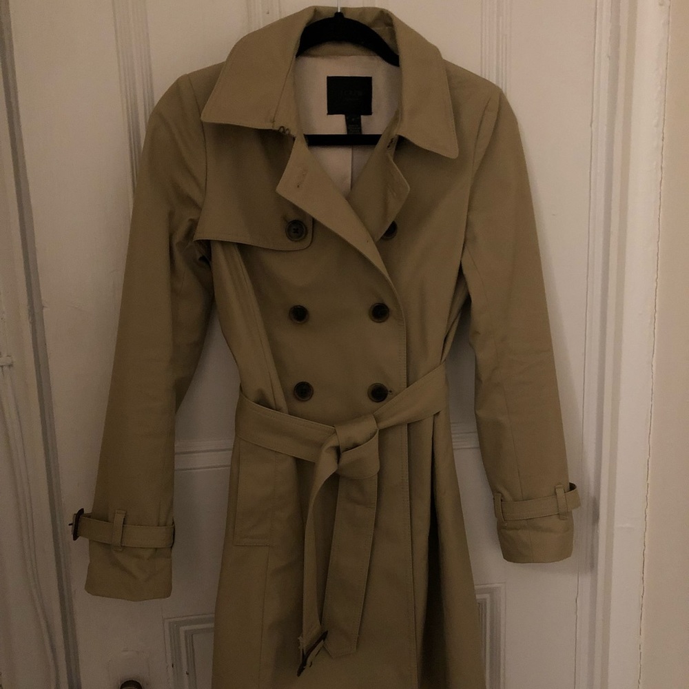 Authentic JCrew Tan Trench Coat